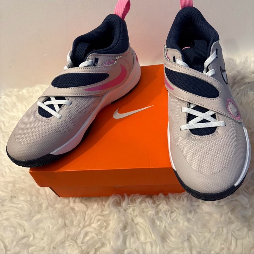 Nike Pink and Navy Athletic Shoes